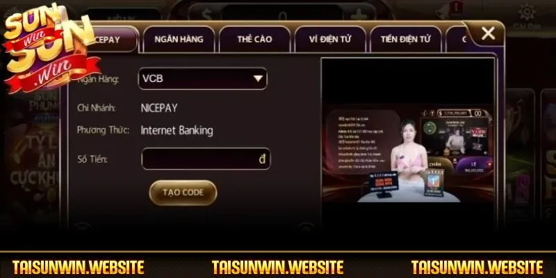 Những điểm cần lưu ý khi nạp tiền vào SUNWIN