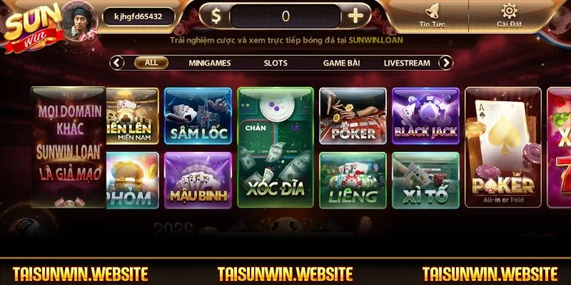 Sân chơi game bài SUNWIN siêu chất lượng đáng thử